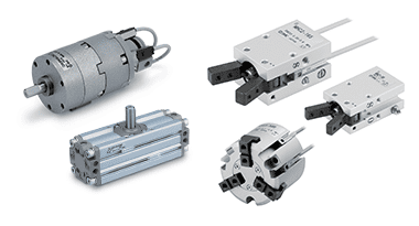 Atuadores Rotativos e Garras Pneumáticas